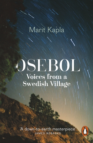 Image of the Osebol book cover showing a blurred starry sky, text in white